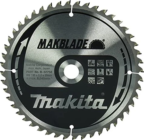 Makita Makblade Kreissägeblatt 48Z, 190x2.2x20mm, 1 Stück