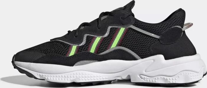 adidas Ozweego core black/solar green/onix (Herren)