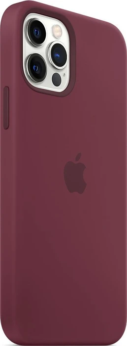 Apple Silikon Case mit MagSafe für iPhone 12/iPhone 12 Pro Pflaume