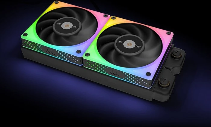 Thermaltake ToughFan 14 RGB High Static Pressure Radiator Fan, LED-Steuerung, 140mm, 3er-Pack