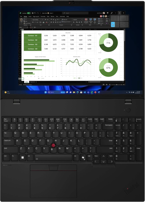 Lenovo ThinkPad L16 G1, Black, Ryzen 7 PRO 7735U, 32GB RAM, 1TB SSD, DE