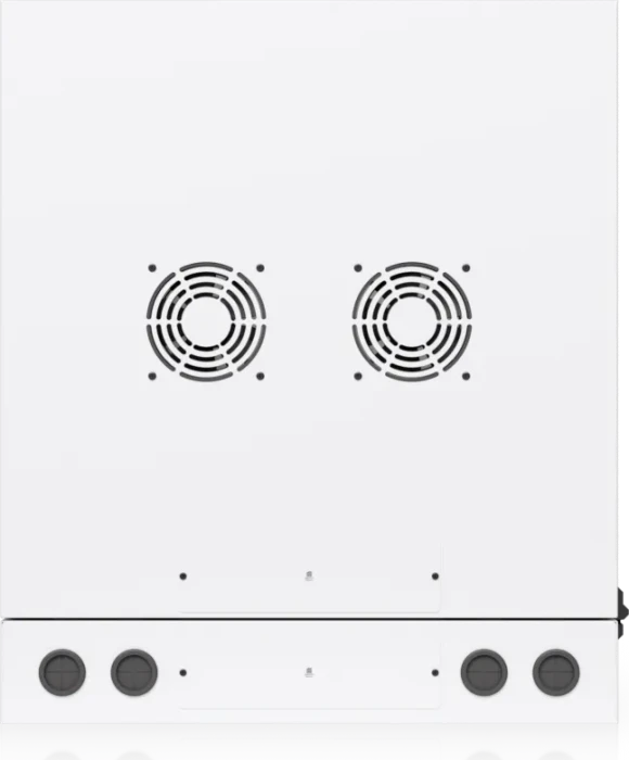 Ubiquiti 12U Rack Cabinet, 19" Wandgehäuse 12HE, Gitternetztür, weiß, 703mm tief