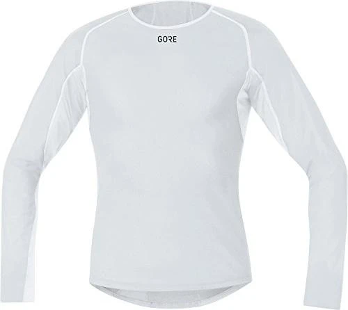 Gore Wear M Gore Windstopper Base Layer Thermo Funktionsshirt langarm light grey/white (Herren)