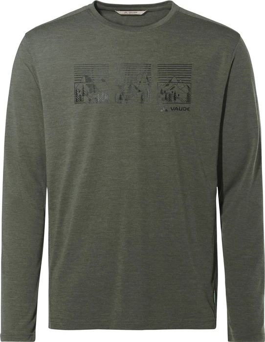 Vaude Rosemoor II Funktionsshirt langarm khaki (Herren)
