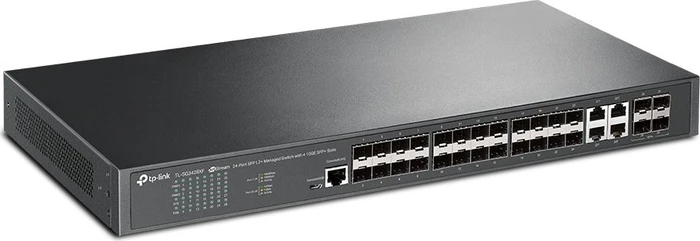 TP-Link TL-SG300 JetStream Rackmount Gigabit Managed Switch, 16x SFP, 4x SFP+, 4x RJ-45/SFP