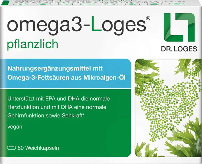 omega3-Loges pflanzlich Kapseln, 60 Stück