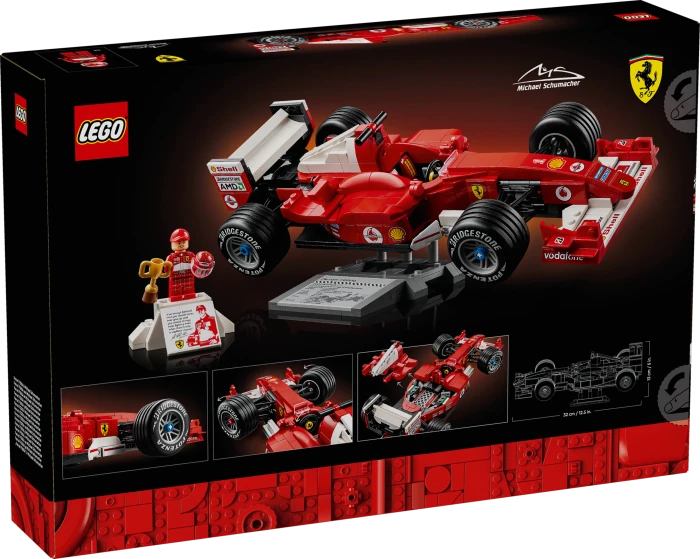 LEGO Icons - Ferrari F2004 und Michael Schumacher