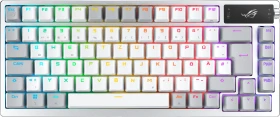 ASUS ROG Azoth White Wireless Gaming Keyboard, PBT, hot-swap, ROG NX SNOW, USB/Bluetooth, DE