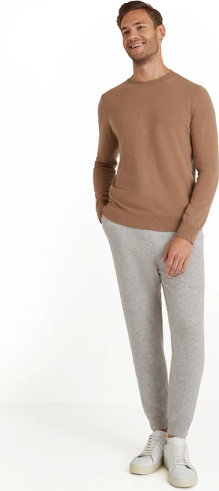 Falke Luxury Rundhals Pullover camel (Herren)