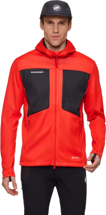 Mammut Ultimate VIII SO Hooded Funktionsjacke mammut red/black (Herren)