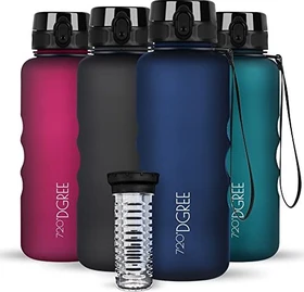 720°DGREE uberBottle softTouch Trinkflasche 1.5l sapphire blue