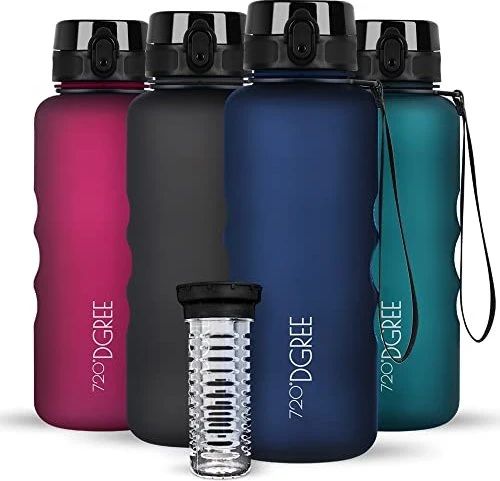720°DGREE uberBottle softTouch Trinkflasche 1.5l sapphire blue