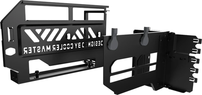 Cooler Master Vertical Graphics Card Holder Kit V3 Riser Card, inkl. PCI-Slot Blende, gewinkelt, PCIe 4.0, 165mm, schwarz