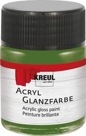 Kreul Acryl Glanzfarbe, olivgrün, 50ml