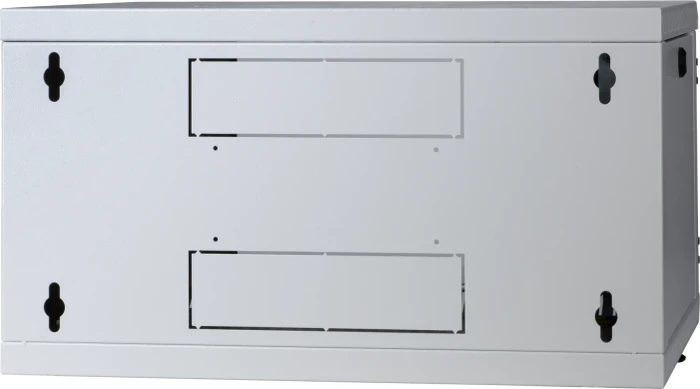 EFB Elektronik 19" Wandgehäuse 15HE, 1-teilig, fest, vormontiert, eigenbelüftet, Sicherheitsglastür, IP20, RAL 7035, 600mm tief