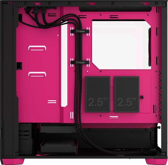 Fractal Design Pop Air RGB Magenta Core TG Clear Tint, Glasfenster