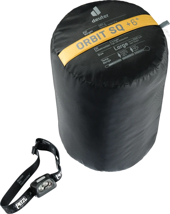 Deuter Orbit SQ +6° Deckenschlafsack caramel/teal
