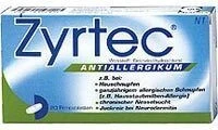 Zyrtec 10mg Filmtabletten, 20 Stück