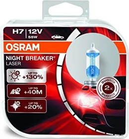 Osram Night Breaker Laser H7 55W, 2er-Pack Box