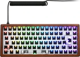 Sharkoon Skiller SGK50 S3 Wood Barebone Gaming Tastatur, holz, ISO/ANSI
