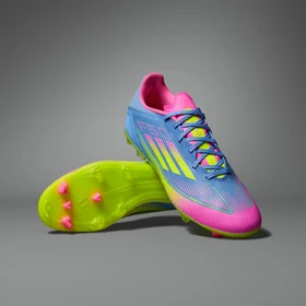 adidas F50 League FG/MG blue fusion/lucid lemon/lucid pink