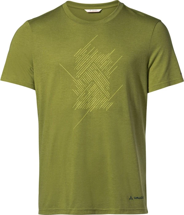 Vaude Tekoa III Funktionsshirt kurzarm avocado uni (Herren)