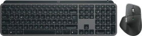 Logitech MX Master 4 Combo for Windows, Graphite, dunkelgrau, Logi Bolt, USB/Bluetooth, DE