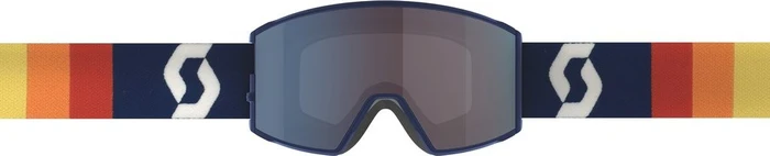 Scott React retro blue/enhancer blue chrome