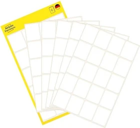 Avery-Zweckform Mini-Organisationsetiketten Sonderformat, 22x18mm, weiß, 6 Blatt (120 Etiketten)