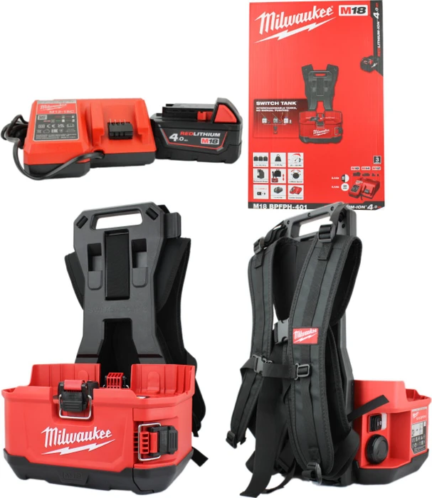 Milwaukee M18 BPFPH-401 Switch Tank Akku-Drucksprühgerät inkl. Akku 4.0Ah