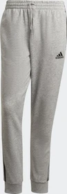 adidas Essentials French Terry Tapered Cuff 3-Streifen Trainingshose lang medium grey heather/black (Herren)