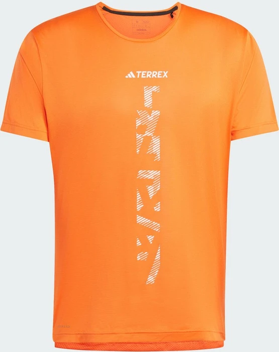 adidas Terrex Agravic Trail Laufshirt kurzarm semi impact orange/white (Herren)