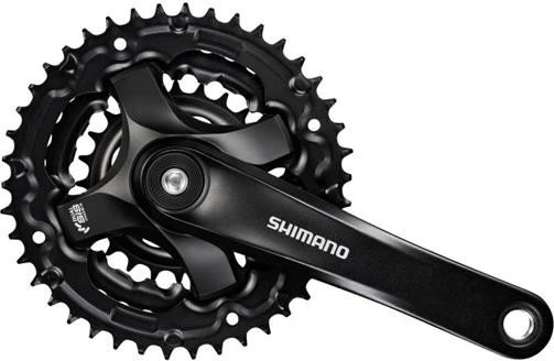 Shimano Tourney FC-TY501 42/34/24 Zähne Kurbelgarnitur 175mm schwarz