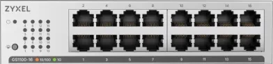 Zyxel GS1100 Desktop Gigabit Switch, 16x RJ-45