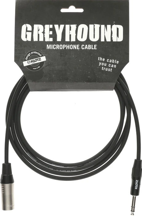 Klotz Greyhound Microphone TRS/XLRm 10.0m