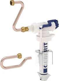 Geberit Typ 380 Füllventil Wasseranschluss seitlich oder hinten mittig, 3/8", Nippel aus Messing