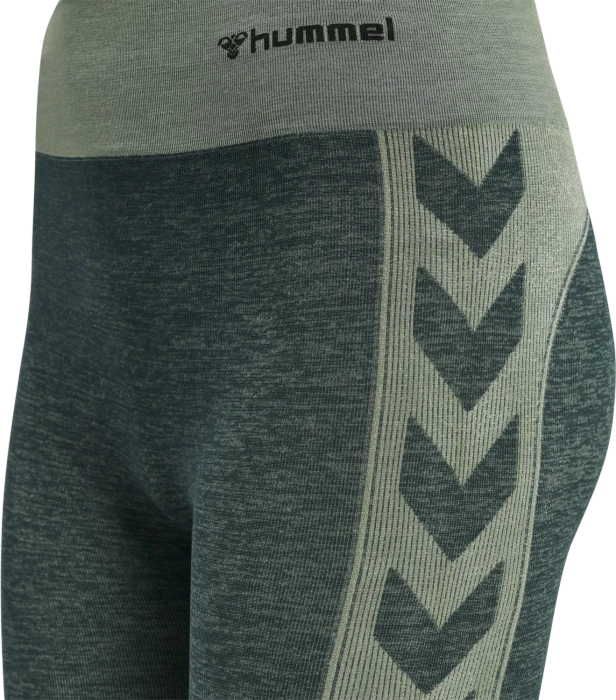 hummel CLEA Seamless Tight Hose lang dark spruce (Damen)