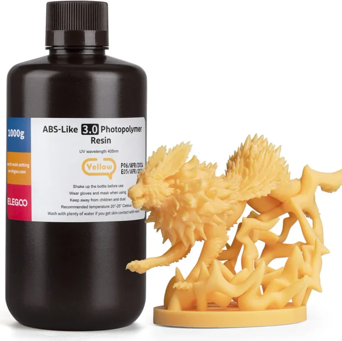 Elegoo ABS-like Resin V3.0 Yellow, 1.00kg