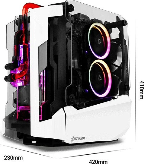 Antec Striker, weiß, Glasfenster, Mini-ITX