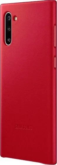 Samsung Leather Cover für Galaxy Note 10 rot