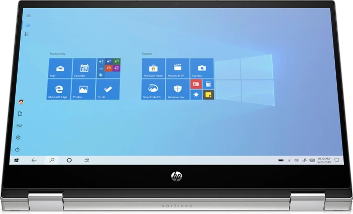 HP Pavilion x360 Convertible 14-dw1154ng, Natural Silver, Core i5-1135G7, 8GB RAM, 512GB SSD, DE