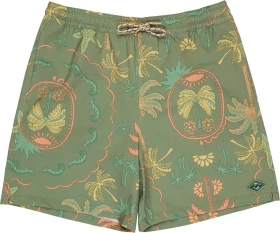 Billabong Wasted Times Layback Badeshorts moss green (Herren)