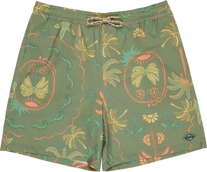 Billabong Wasted Times Layback Badeshorts moss green (Herren)