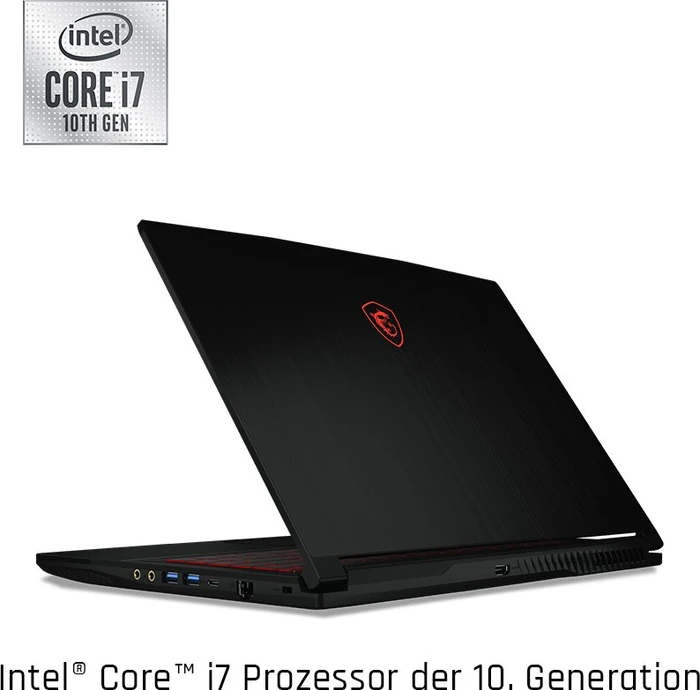 MSI GF63 Thin 10SC-243, Core i5-10500H, 8GB RAM, 256GB SSD, GeForce GTX 1650 Max-Q, DE