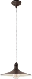 Eglo Stockbury Pendelleuchte 36cm braun/beige