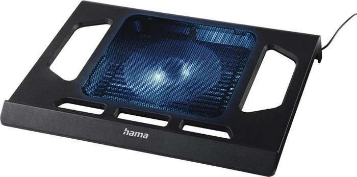 Hama Notebook-Stand/Notebook-Kühler bis 17.3", Black Edition