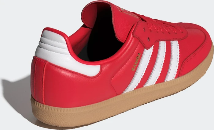 adidas Samba OG better scarlet/cloud white/gold metallic (Damen)