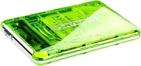 BestMedia Platinum MyDrive transparent grün 500GB, USB 3.0 Micro-B