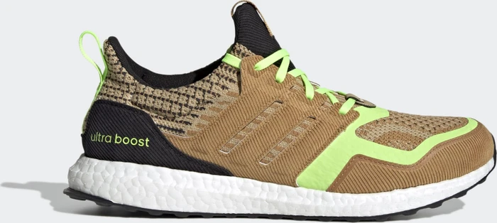 adidas Ultraboost DNA 5.0 core black/mesa/signal green (Herren)