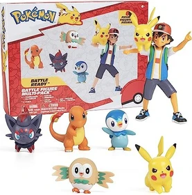 Jazwares Pokémon - Battle Figure Pack Ash & Pikachu